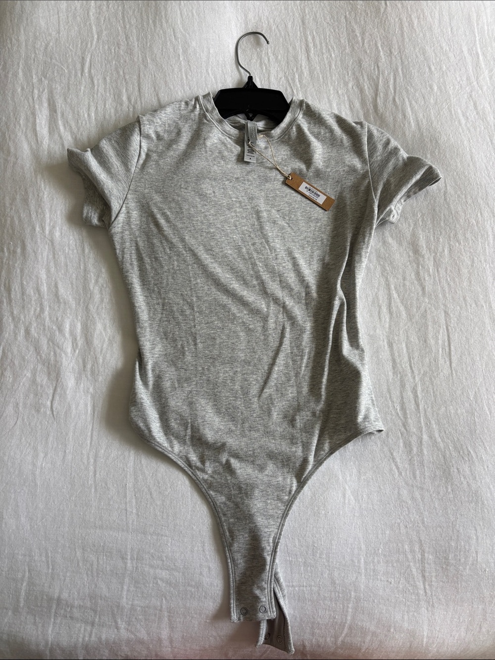 NWT Skims Heather Grey body suit, size medium